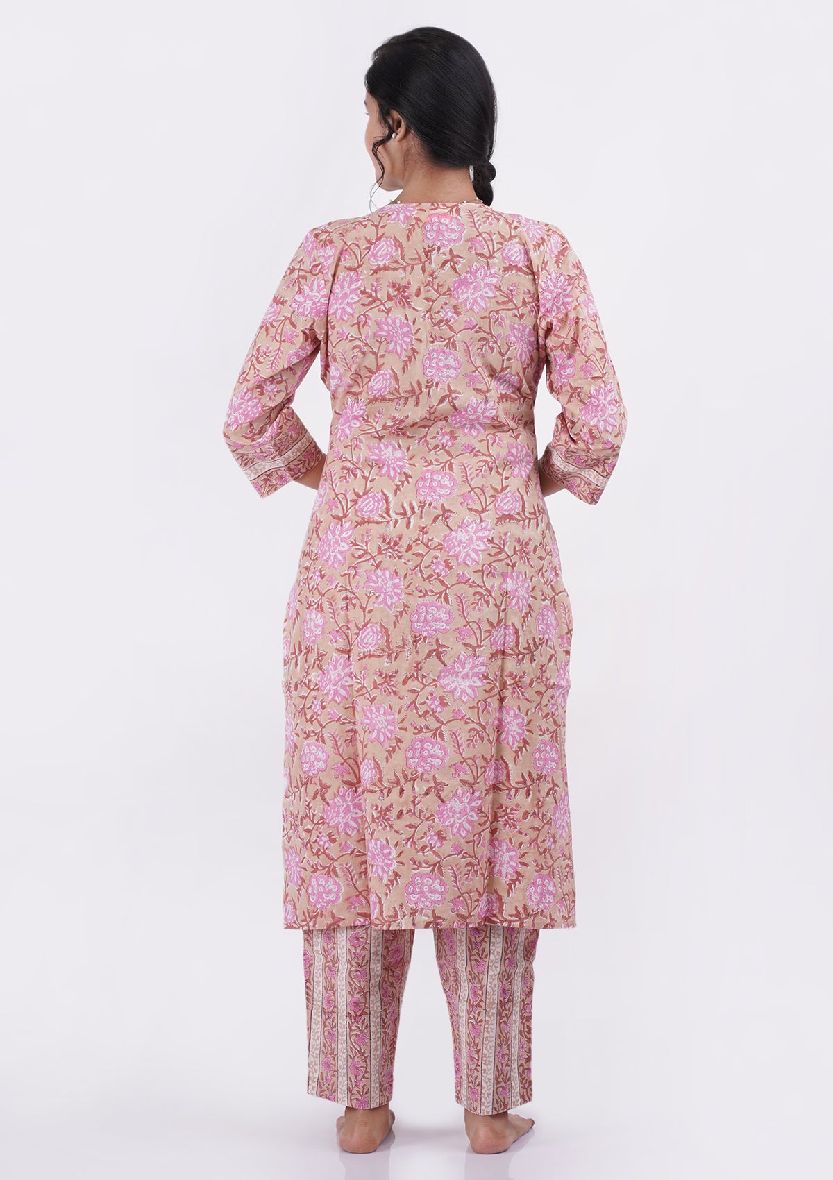 Pink & beige toned Coord Set
