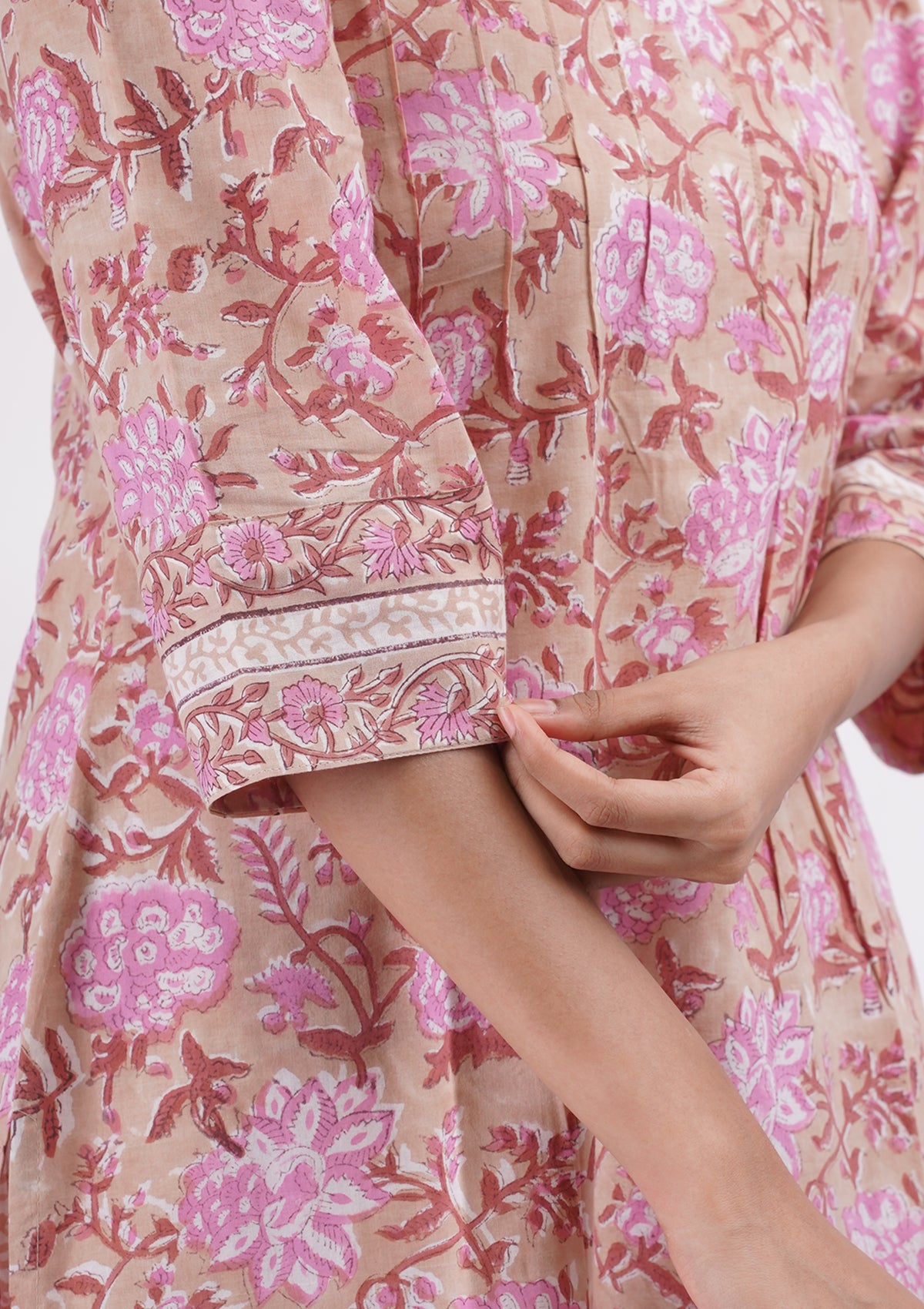 Pink & beige toned Coord Set