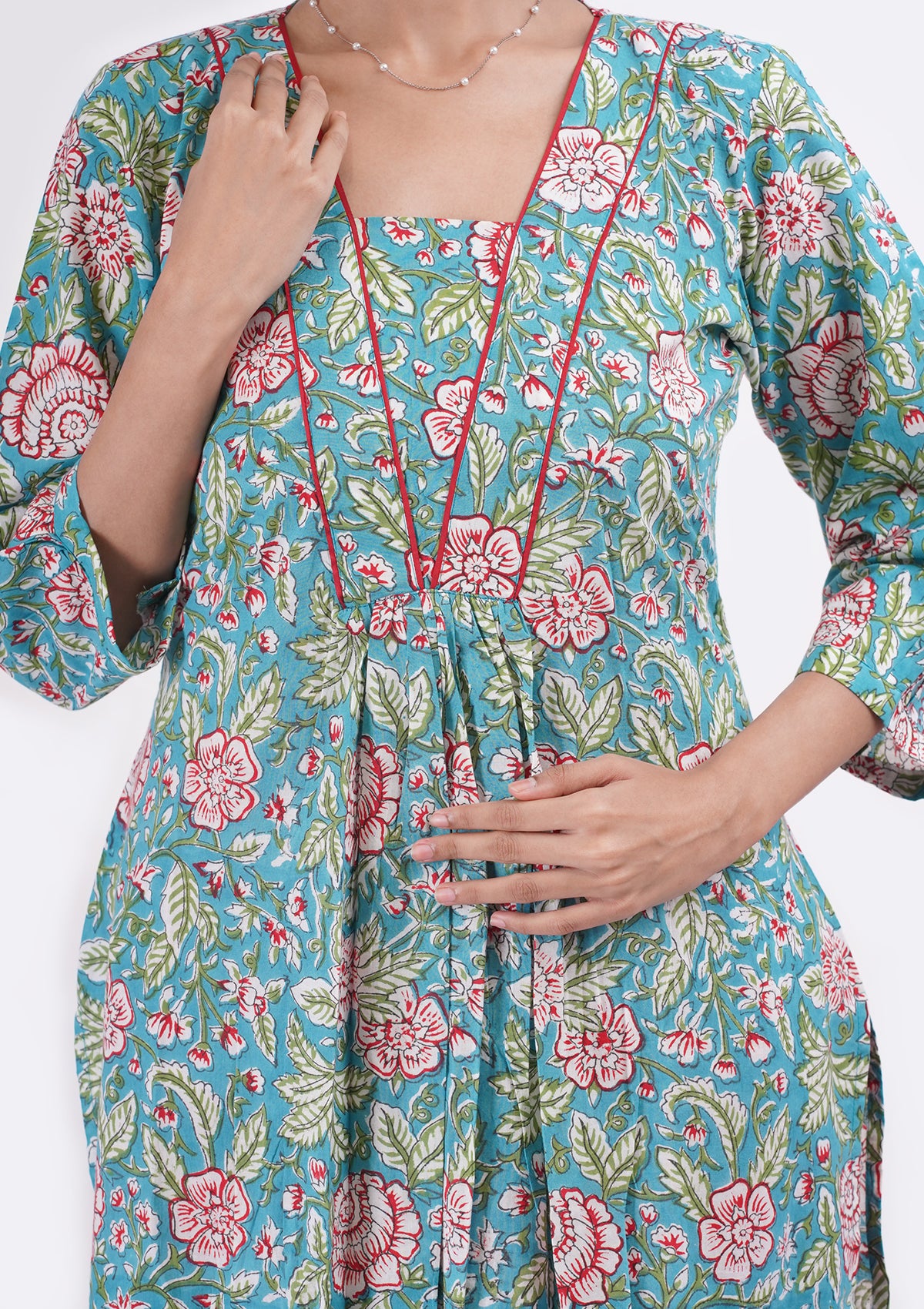 Teal Blue Toned Kurta