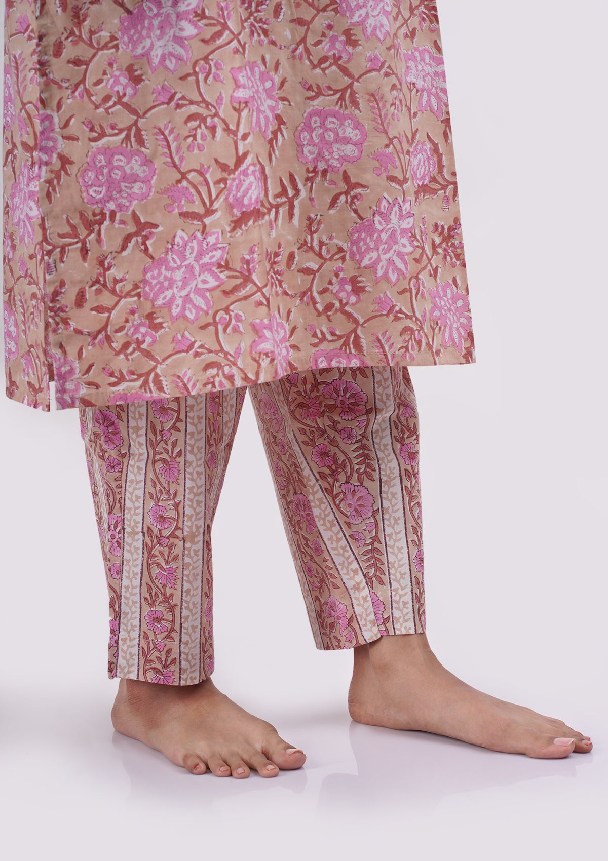 Pink & beige toned Coord Set