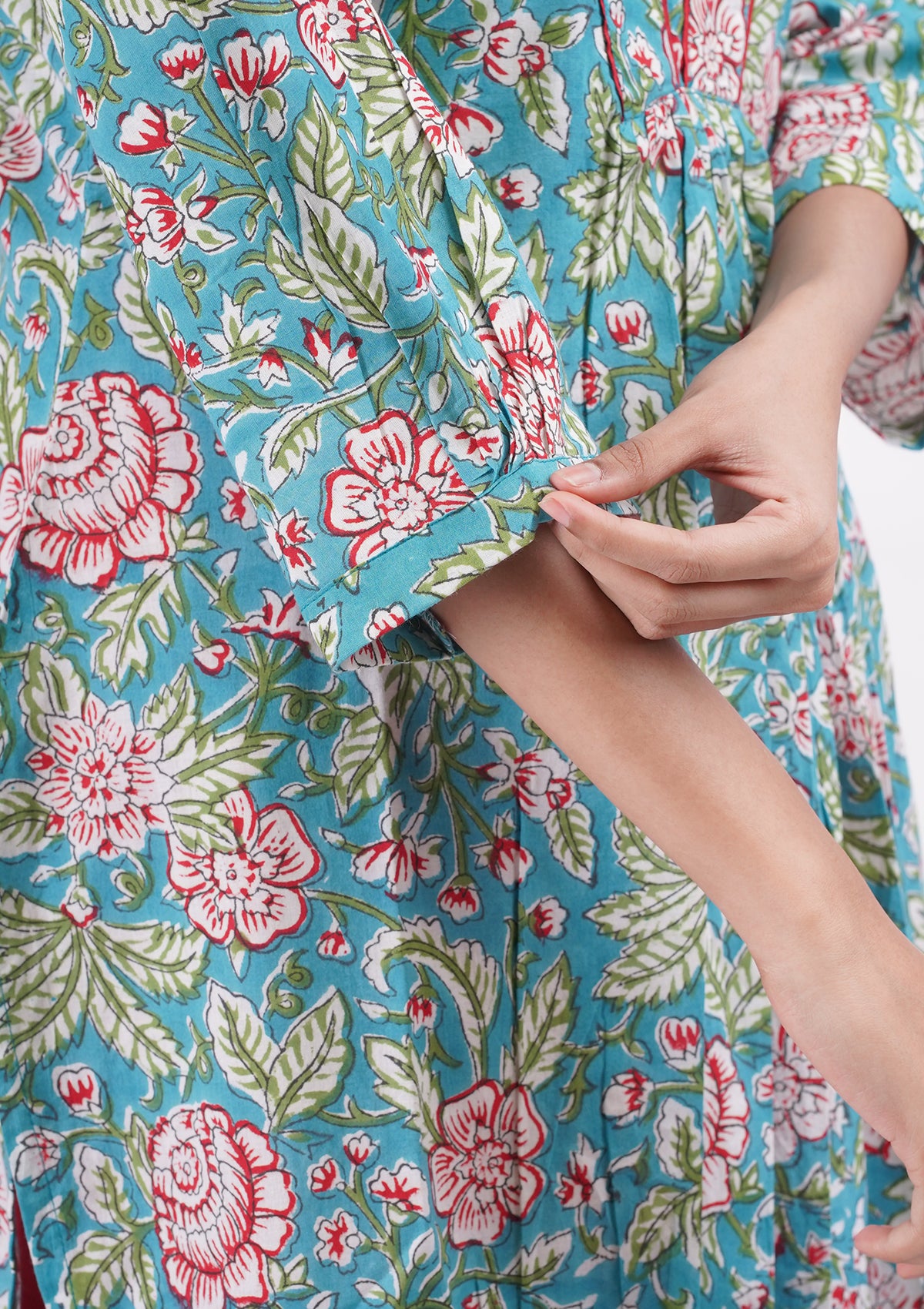 Teal Blue Toned Kurta
