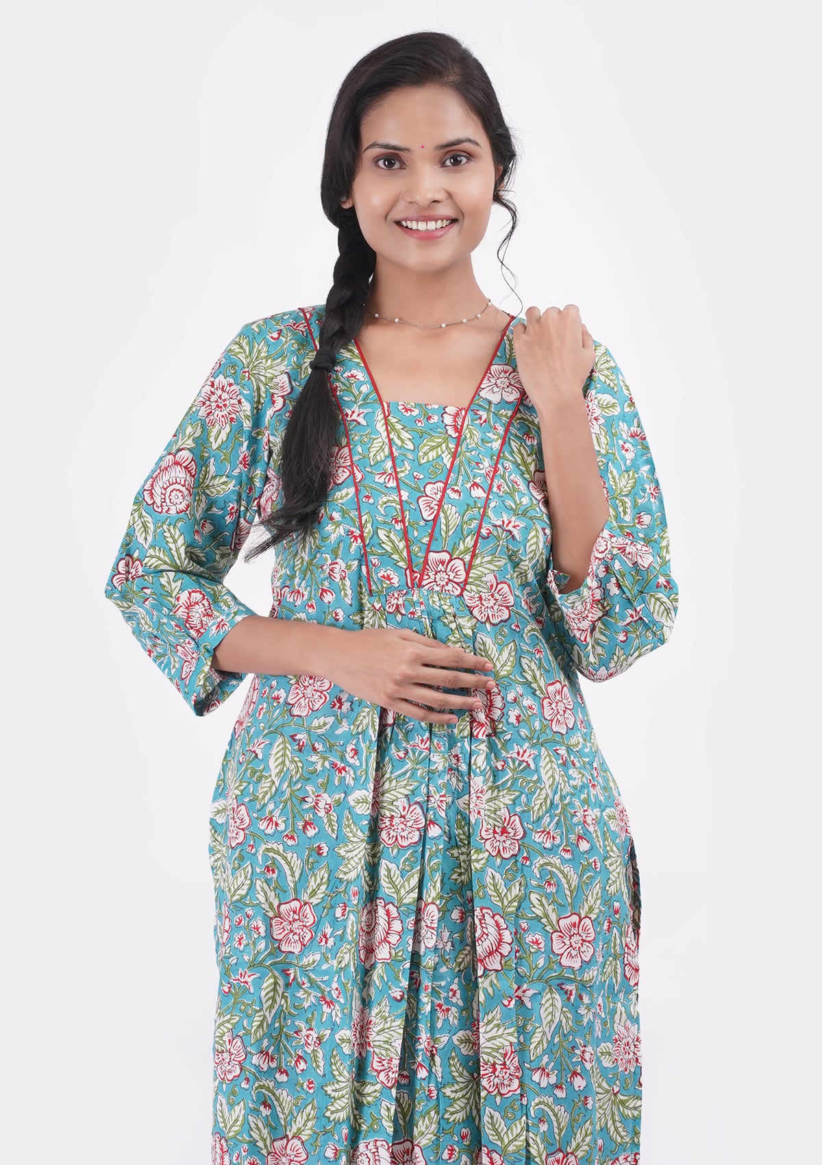 Teal Blue Toned Kurta