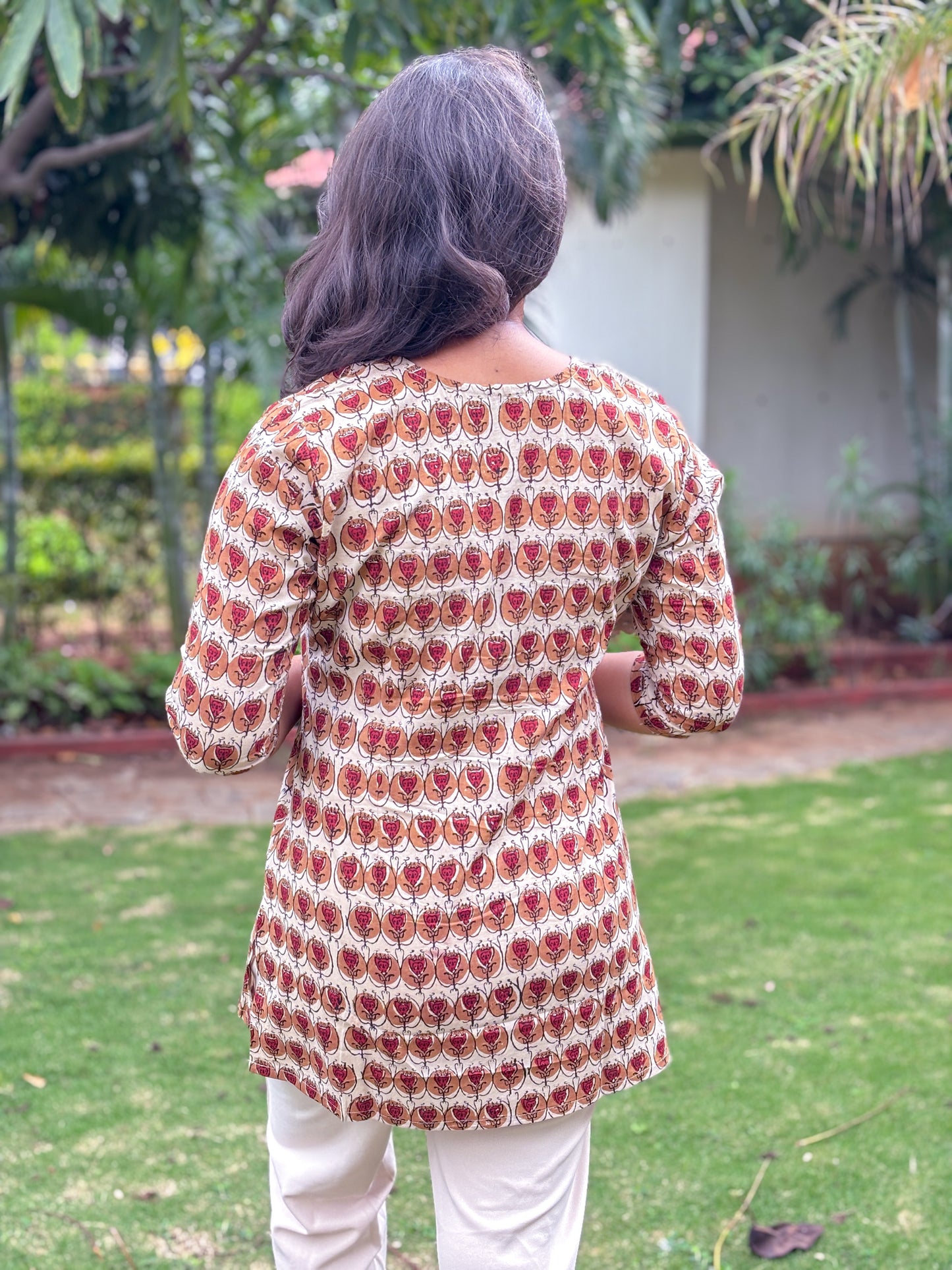 Earth Petal Printed Kurti