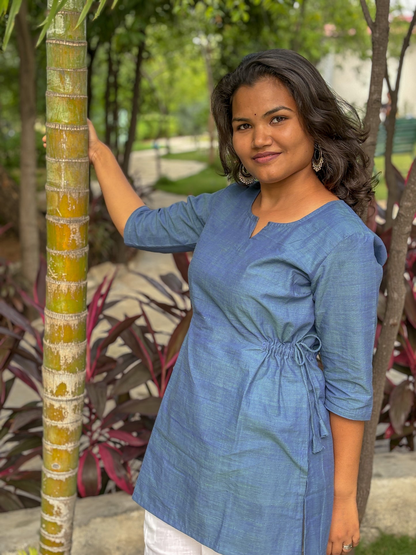Ocean Slate Short Kurti