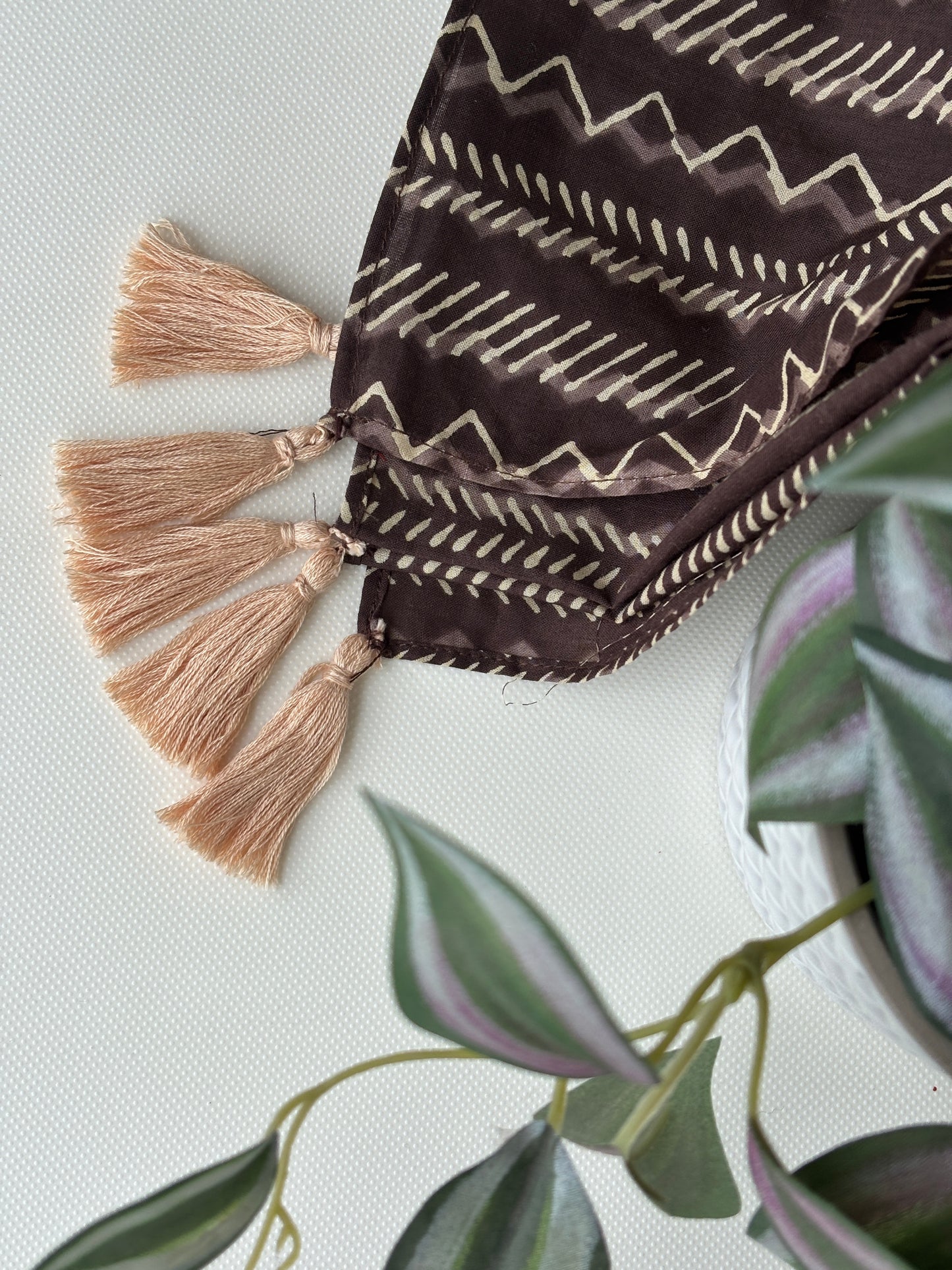 Muddy Brown Rhythm cotton Scarf