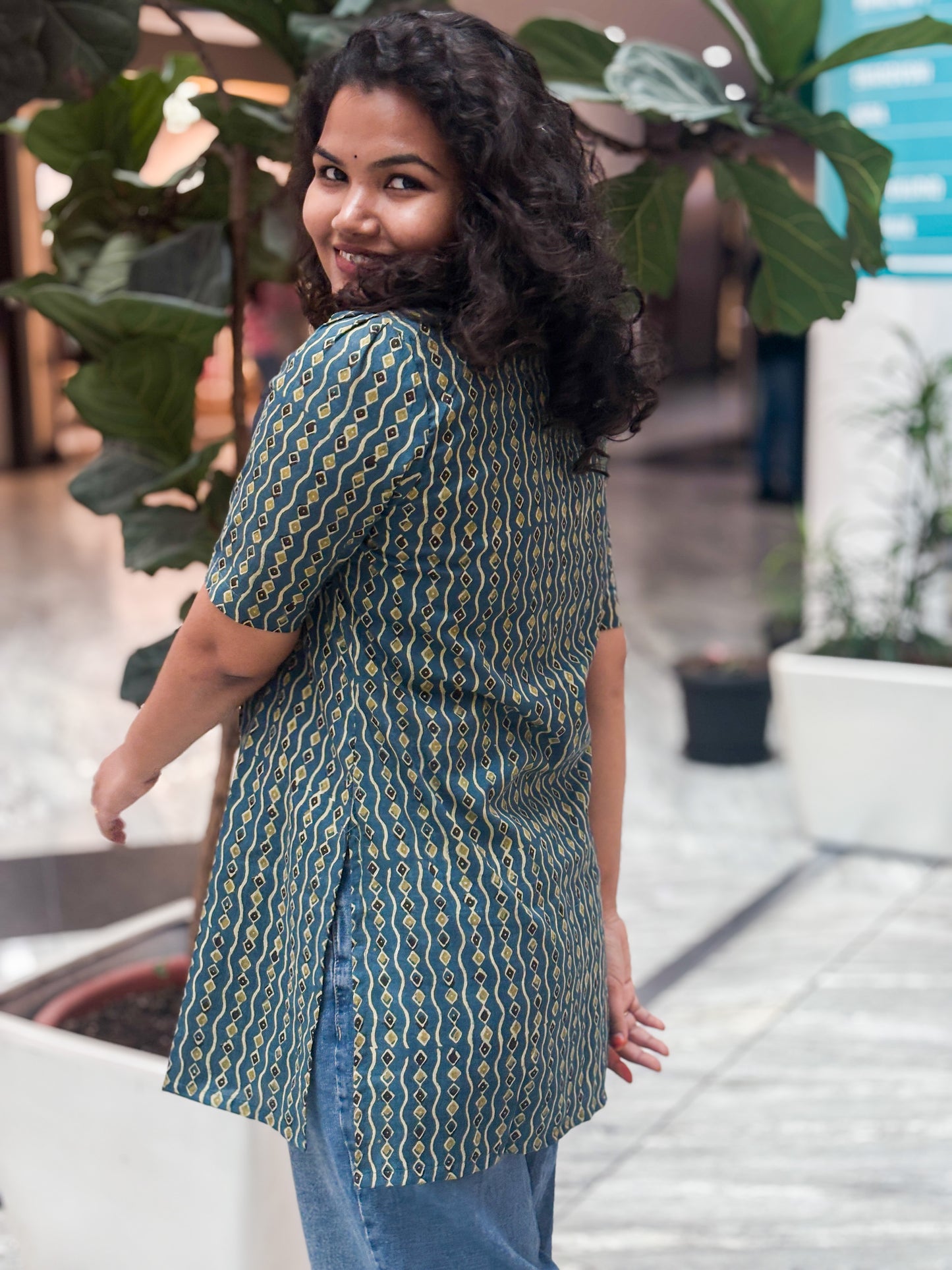 Rustic Rhythm Handloom Look Kurti