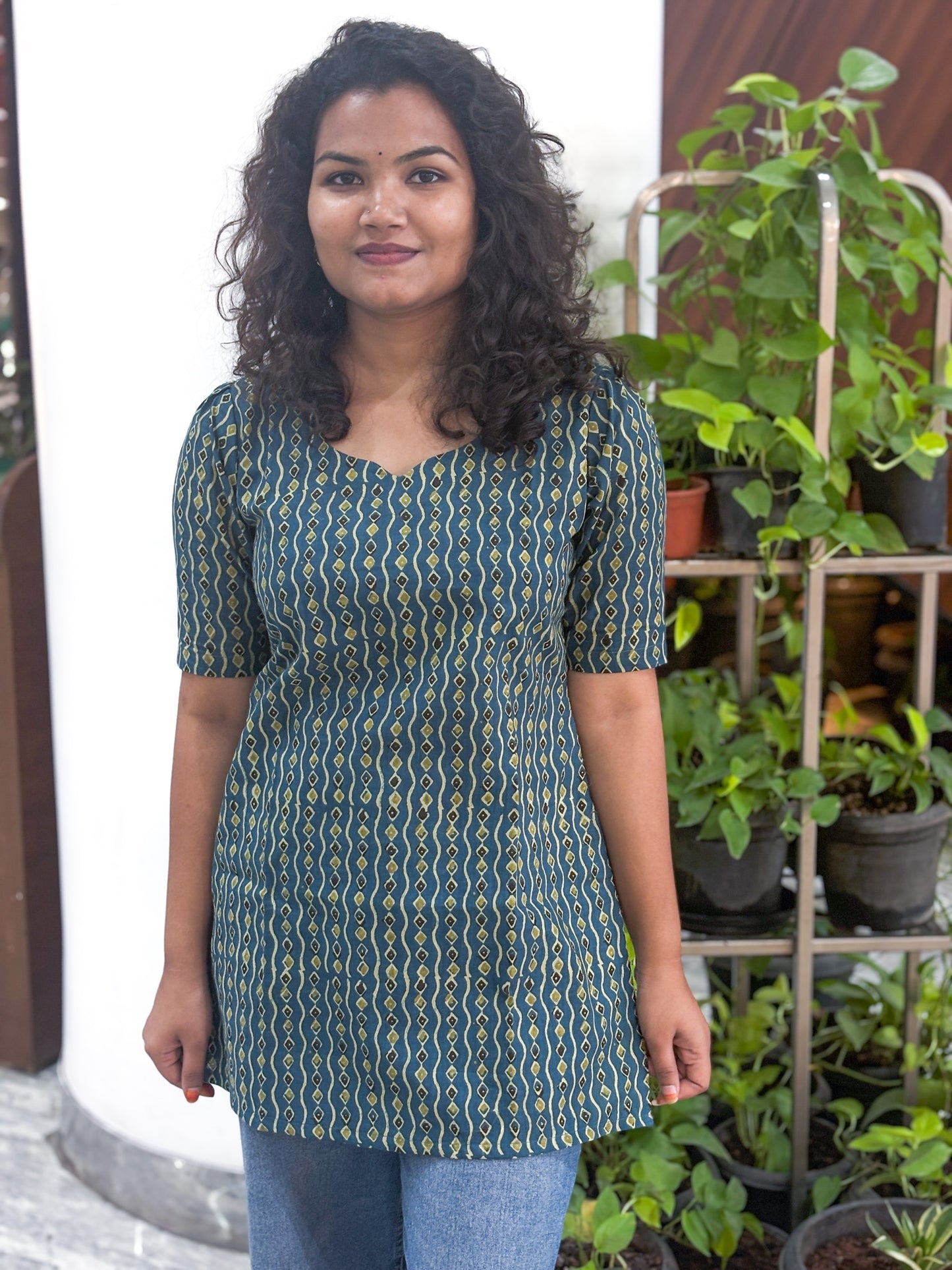 Rustic Rhythm Handloom Look Kurti