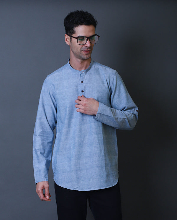 Light Blue Short Kurta