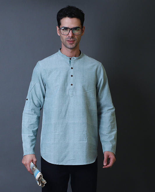 Sage Green Short Kurta