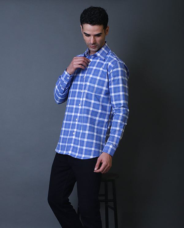 Classic Blue Formal Shirt