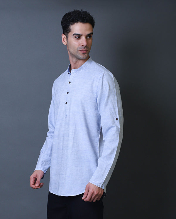 Light Grey Short Kurta