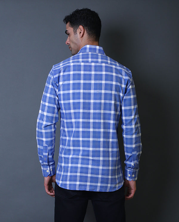 Classic Blue Formal Shirt