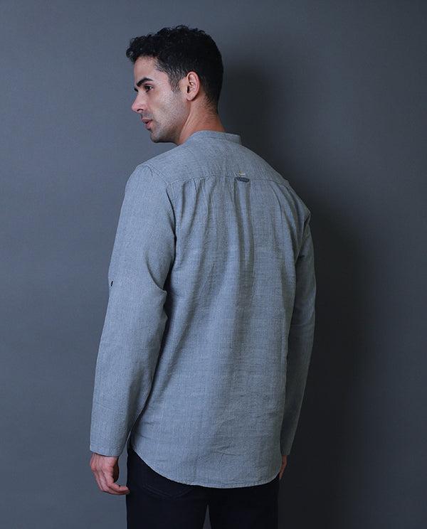 Charcoal Grey Short Kurta