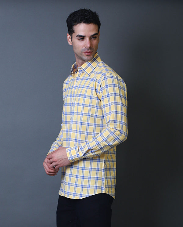 Bright Yellow Formal Shirt