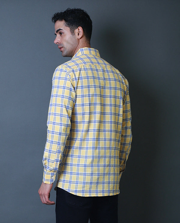 Bright Yellow Formal Shirt