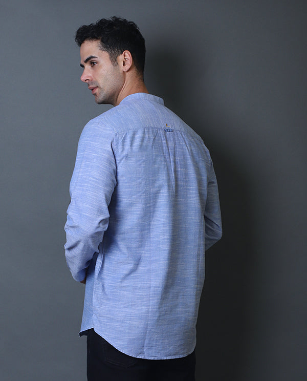 Steel Blue Short Kurta