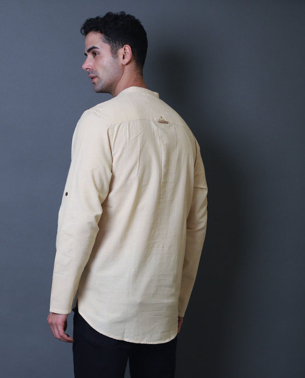 Beige Short Kurta