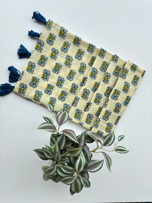 Tribal Tusk Cotton Scarf